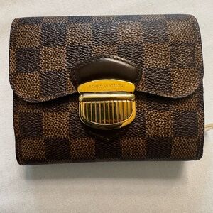 Louis Vuitton Damier Ebene Louisville wallet